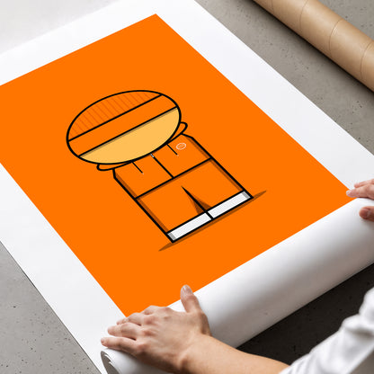 Orange.