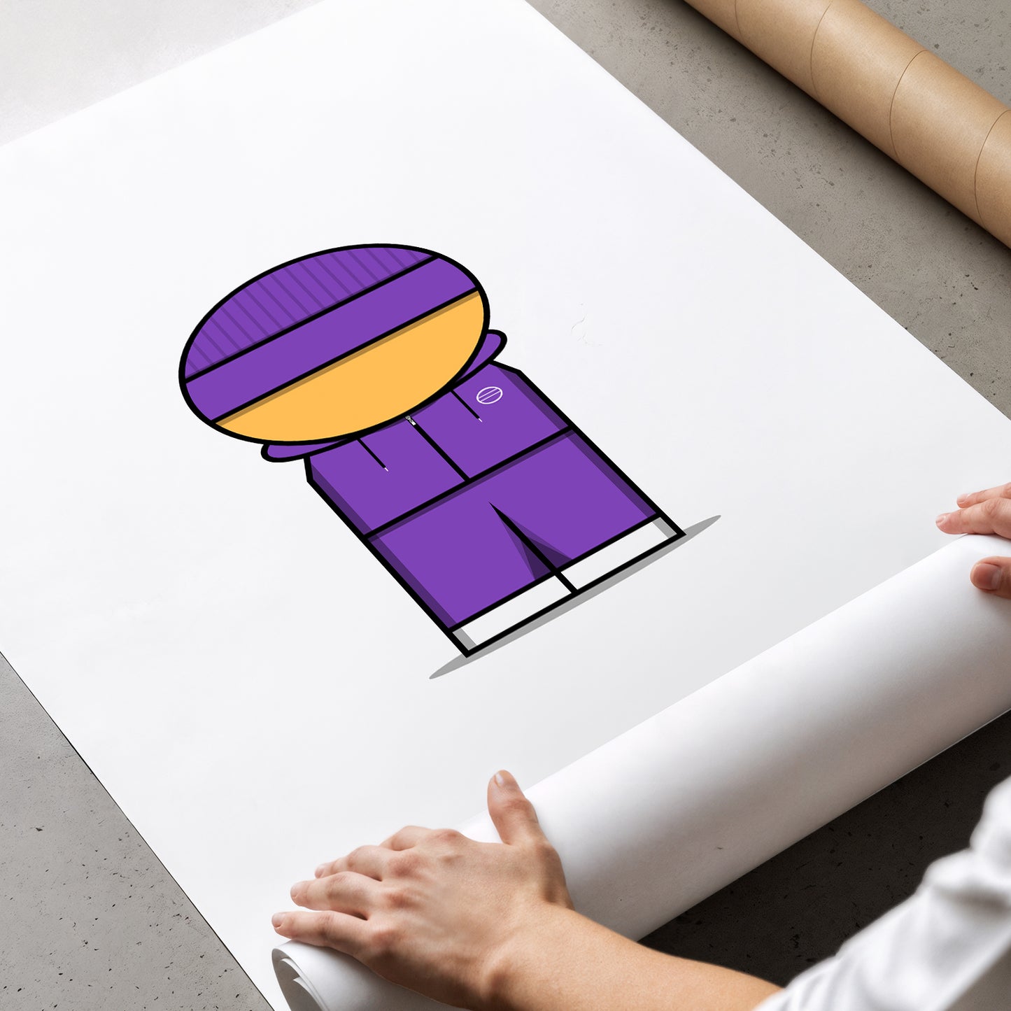 Purple.
