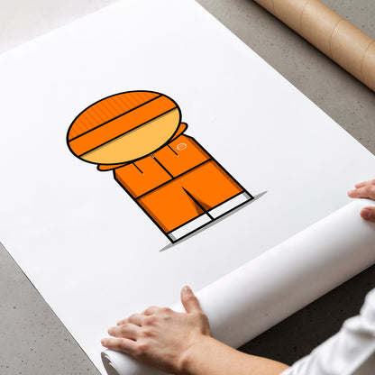 Orange.